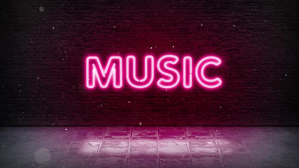 Music Neon Sign