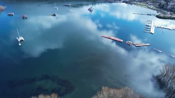 Pucon at Chilean Patagonia. Famous countryside city of Pucon Chile.