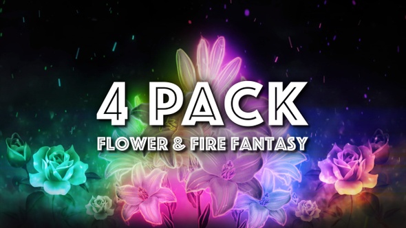 Flower And Fire Fantasy