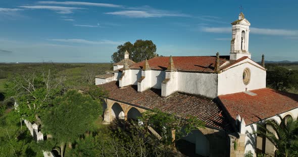 TEMPLAR HERMITAGE OF ALTAGRACIA IN GARROVILLAS DE ALCONETAR CACERES