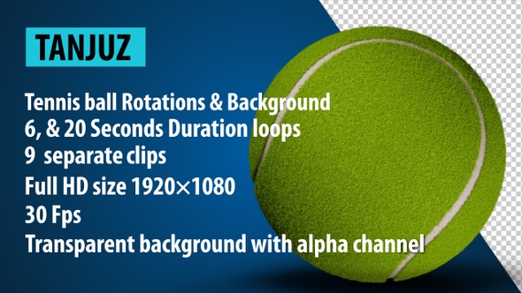 Tennis Ball Rotations And Background