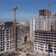 construction of a new microdistrict in Kyiv, Ukraine. zoom in - VideoHive Item for Sale