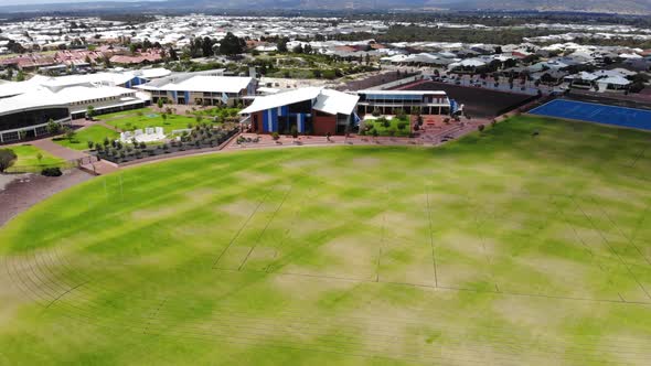 Aerial View of a School