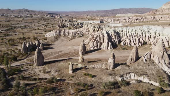 Aerial View Cappadocia Landscape