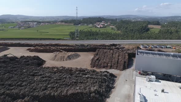 Industrial Factory Aerial