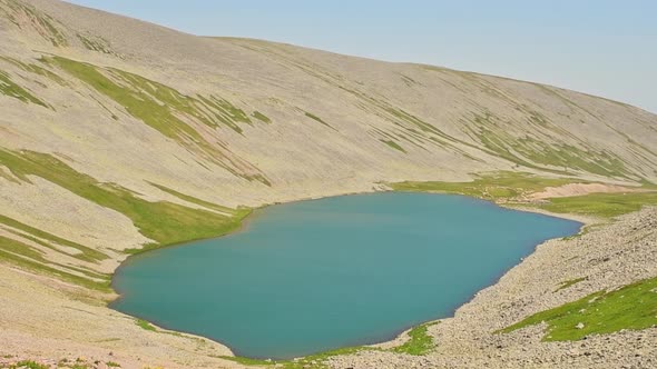 Scenic Lake Panorama In Georgia