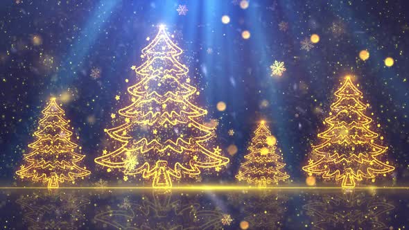 Christmas Trees Background 9