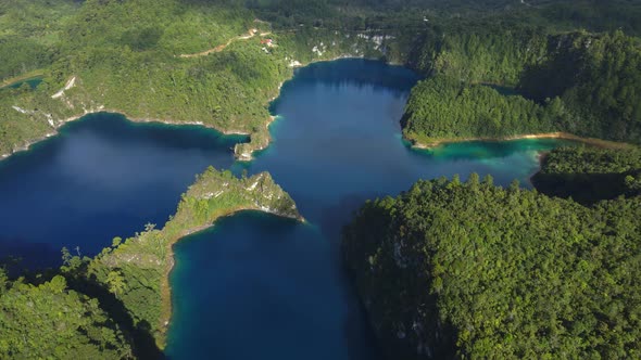 Lagunas Montebello in Chiapas Mexico