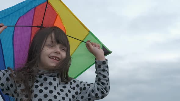 Smile with a kite. 