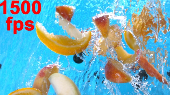 Fruits In Slow Motion