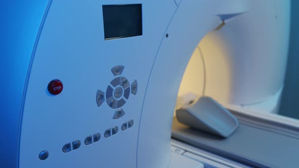 Control Panel on MRI Scanner