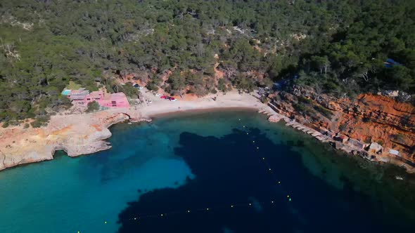 Cala Salada and Saladeta in Ibiza, Spain