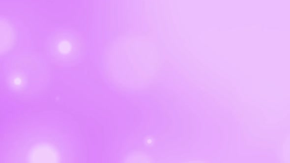 Animation of glowing white spots of light moving in hypnotic motion on purple background