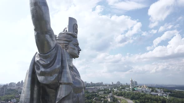 Aerial View of the Motherland Monument