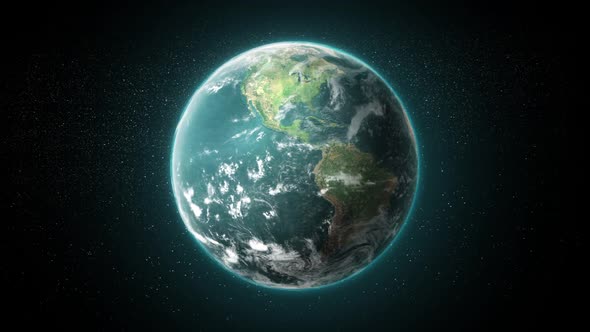 Realistic World Globe