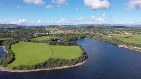 Flying Towards Bruckless in County Donegal - Ireland