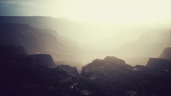 Morning Fog in Desert Sinai