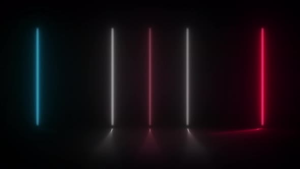 Concept 59-N1 Abstract Neon Lights Animation