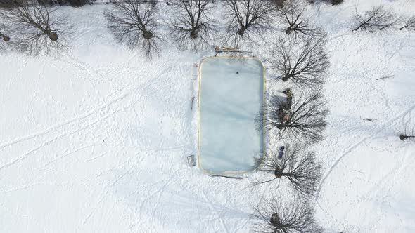 Loner skating alone at Walker's Creek Catharines Ontario