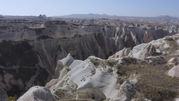 Volcanic Rock Formations Landscape.