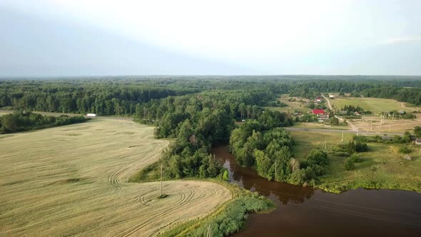 Beautiful Landscape Of Lake Luchinovka 07