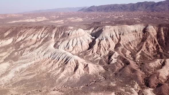 Colored Hills of the Gorge in the Desert