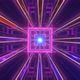 3d Render Flying Through a Tunnel Consisting of Geometric Cubes - VideoHive Item for Sale
