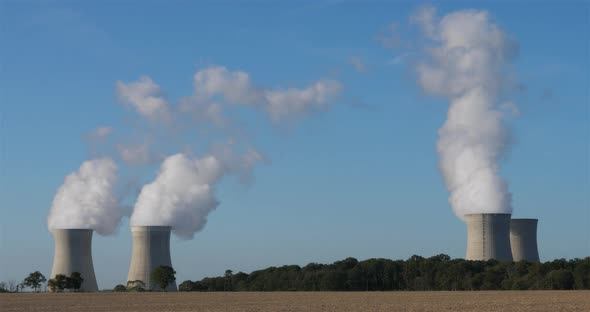 Nuclear power station, Dampierre en Burly, Loiret, France