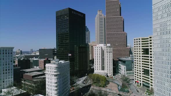 Downtown Atlanta Georgia Aerial