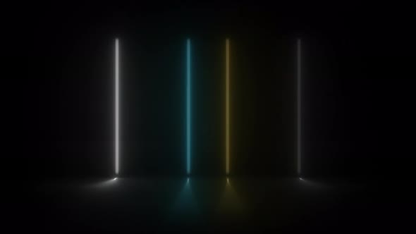 Concept 75-N1 Abstract Neon Lights Animation