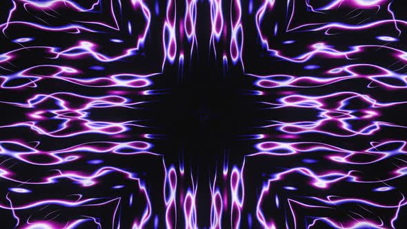 Purple Liquid Wave Lines Led Neon Vj Loop Seamless Animation Background