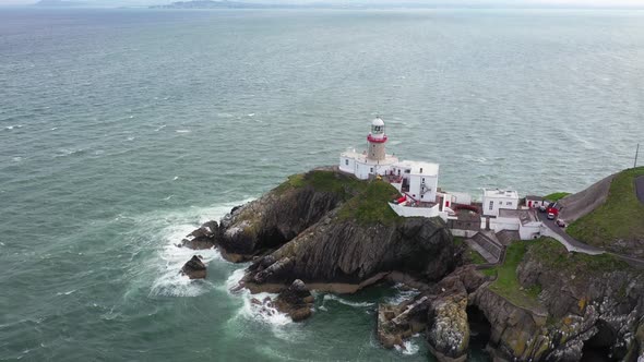 Aerial View of Baily Lighthouse, Howth North Dublin