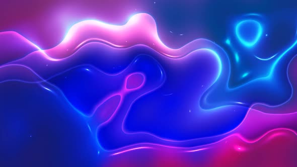 Abstract colorful trendy liquid wavy background.