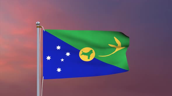 Christmas Island Flag 4k