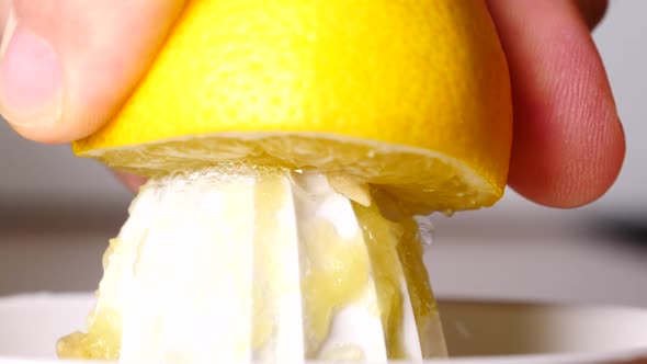 Squeezing Lemon Juice