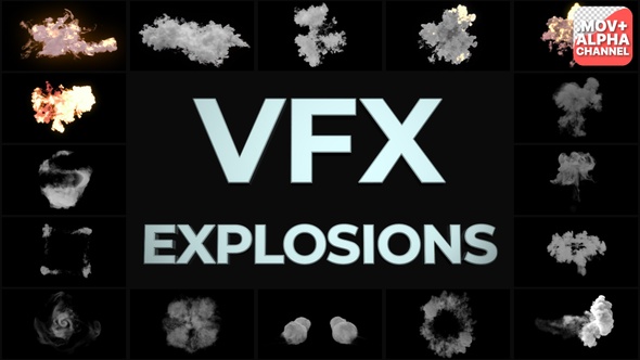VFX Explosions Pack | Motion Graphics alt