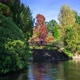 The Cascade Bridge, Lower Woman's Way Pond, Sheffield Park Gardens, Sussex, England - VideoHive Item for Sale