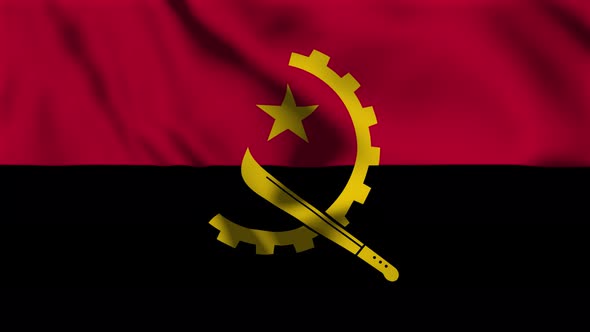 Angola Flag Animation Loop Background alt