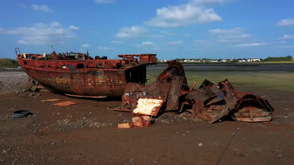 Roa Island Barrow In Furness Aerial Drone Sc09