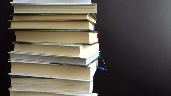 Background from a stack of books.