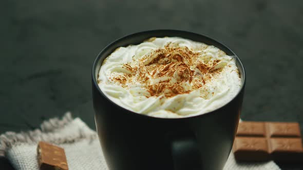 Cup of Coffee with Whipped Cream