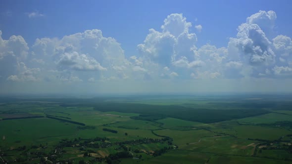 Aerial View Nature Of The Ukrainian Lands