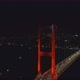 turkey istanbul Bosphorus Bridge and night lights - VideoHive Item for Sale