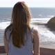 Rear view of young woman looking at sea, Victoria , Australia - VideoHive Item for Sale