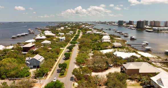 Aerial Tour Ono Island Gulf Shores Alabama Usa Shot In 5k