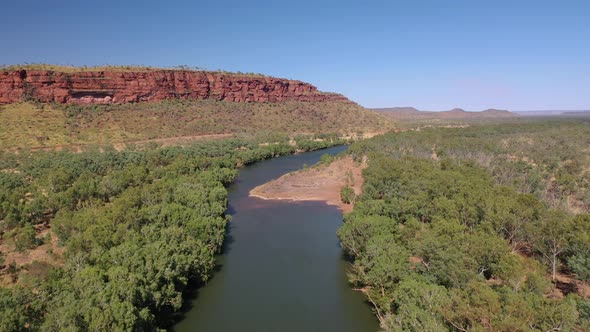 Victoria River Escarpment Gregory National Park Northern Territory Australia 4K Aerial Drone