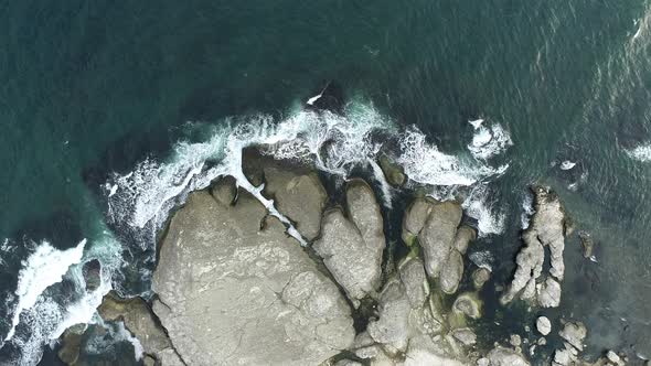 Sea and Sea Waves And Rocks, Pembe Kayalar