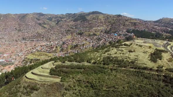 Saqsaywaman Ancient City Ruins in Peru