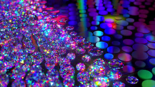 Colorful Bubbles Explode