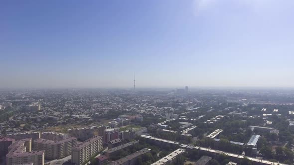 panorama of the tashkent city